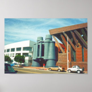 Poster Bâtiment Jumelles, Venise, Californie