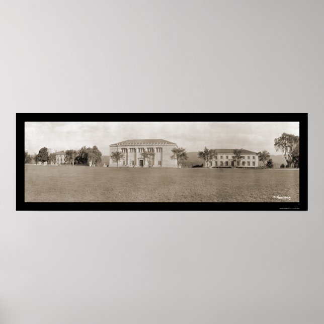 Poster Bâtiments de West Point Photo 1909 (Devant)