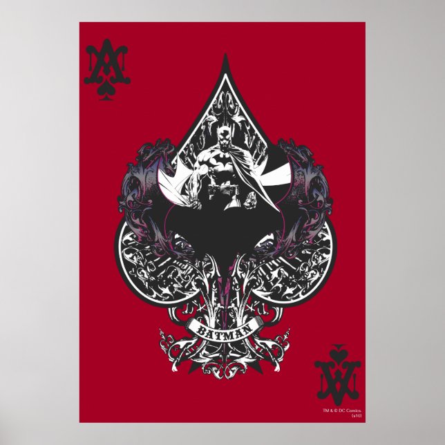 Poster Batman Ace of Spaces Crest gothique (Devant)