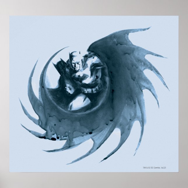 Poster Batman au café (Devant)