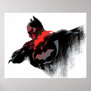 Poster Batman Batarang cramoisi