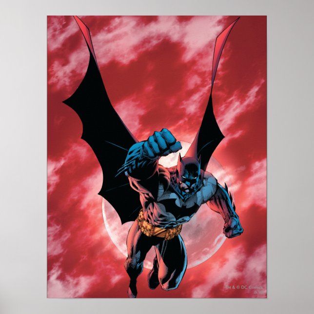 Poster Batman Firey Sky (Devant)