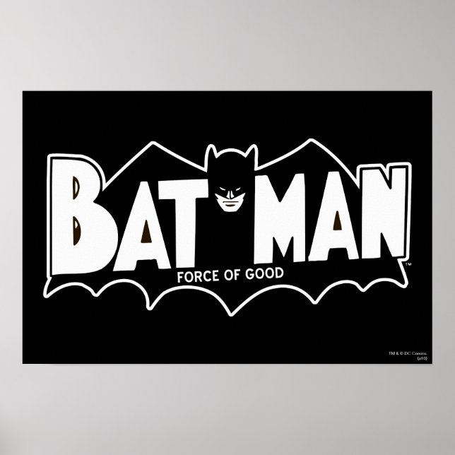 Poster Batman | Logo Force of Good 60s (Devant)