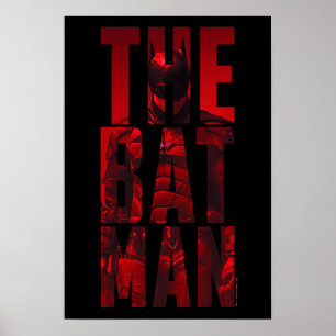 Poster Batman Typography Cutout
