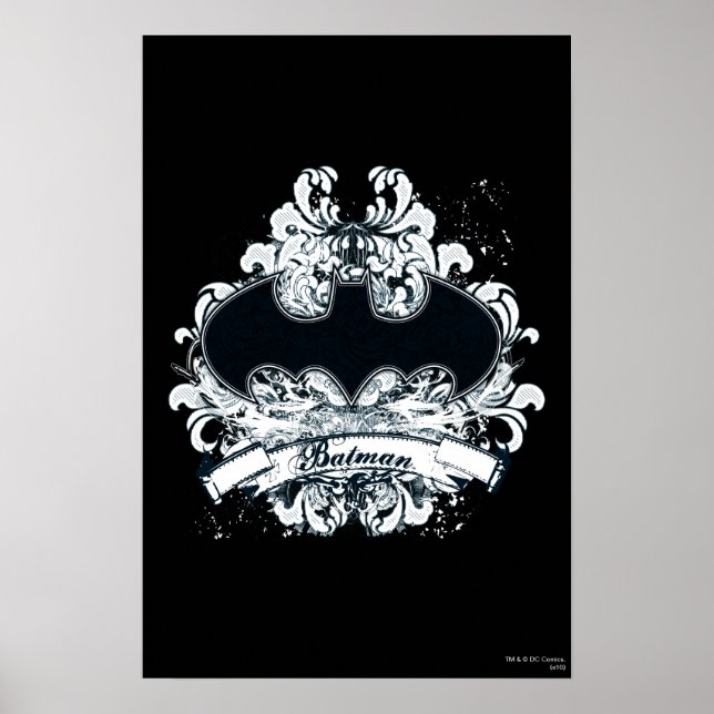 Poster Batman Vintage Urban Grunge (Devant)