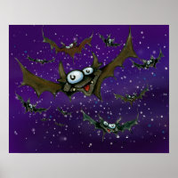 Bats Night Sky
