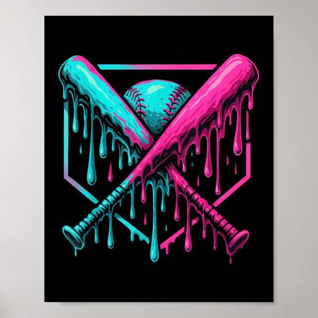 Poster Batterie De Baseball Et (Devant)