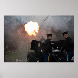 Poster Batterie de salut présidentielle