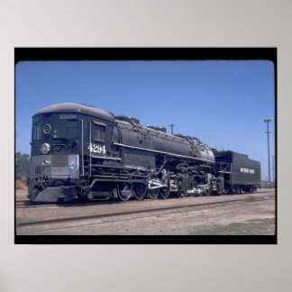 Poster Batterie SP 4-8-8-2, Mallet avant #4294_Trains