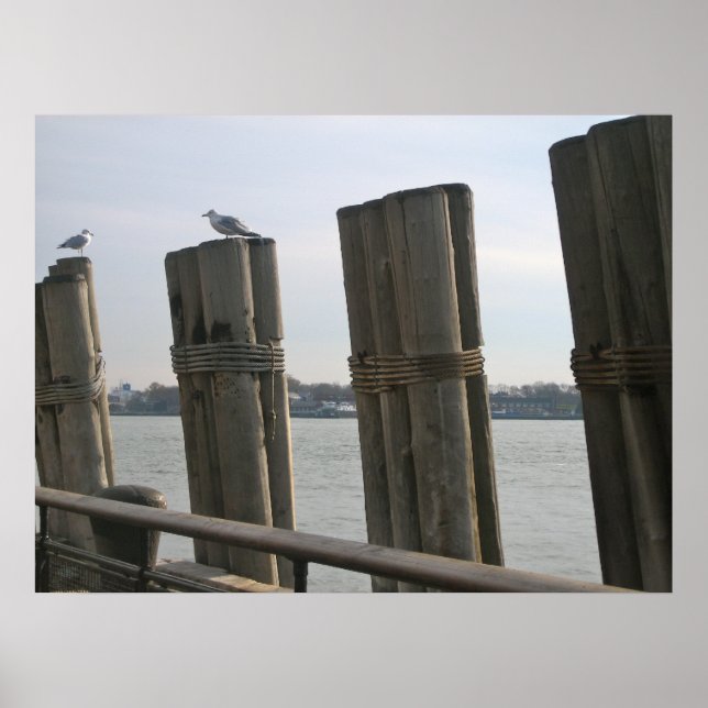 Poster Battery Park - New York City (Devant)