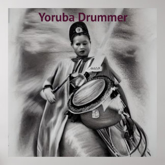 Poster Batteur Yoruba