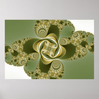 Poster Battez ceci - Fractal
