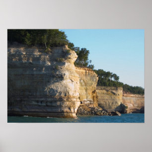 Poster Battleship Row, Pictures Rocks Nat'l Lakeshore, MI