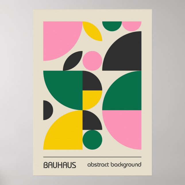 POSTER BAUHAUS (Devant)