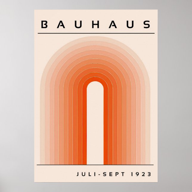 POSTER BAUHAUS (Devant)