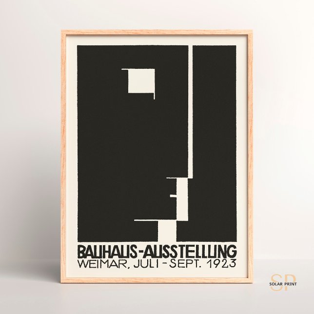 Poster Bauhaus Austellung 1923 Exposition artistique mode (Créateur téléchargé)