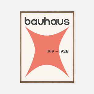 Poster Bauhaus Exposition géométrique Art Décor