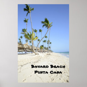 Poster Bavaro Beach sur l'île de Punta Cana