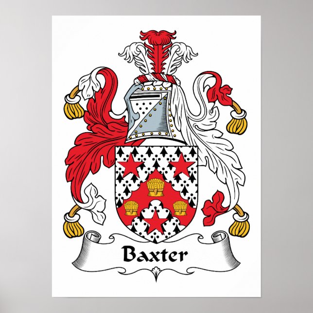 Poster Baxter Family Crest (Devant)