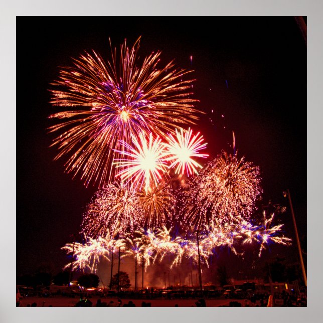 Poster Bay City Fireworks Festival - 2021 (Devant)