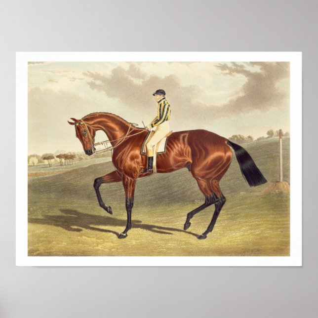 Poster Bay Middleton, gagnant du Derby en 1836, après (Devant)