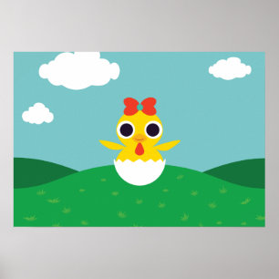Poster Bayla le poussin