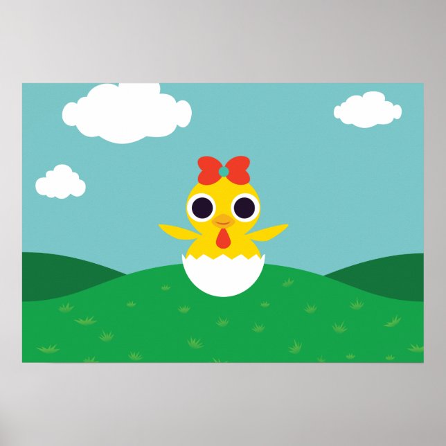 Poster Bayla le poussin (Devant)