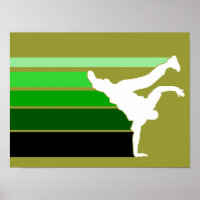BBOY dégradé grn whoposter