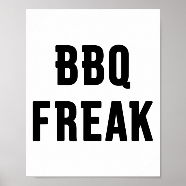 Poster Bbq Freak (Devant)