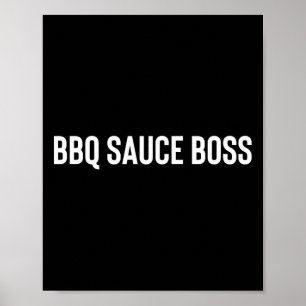 Poster Bbq Sauce Boss