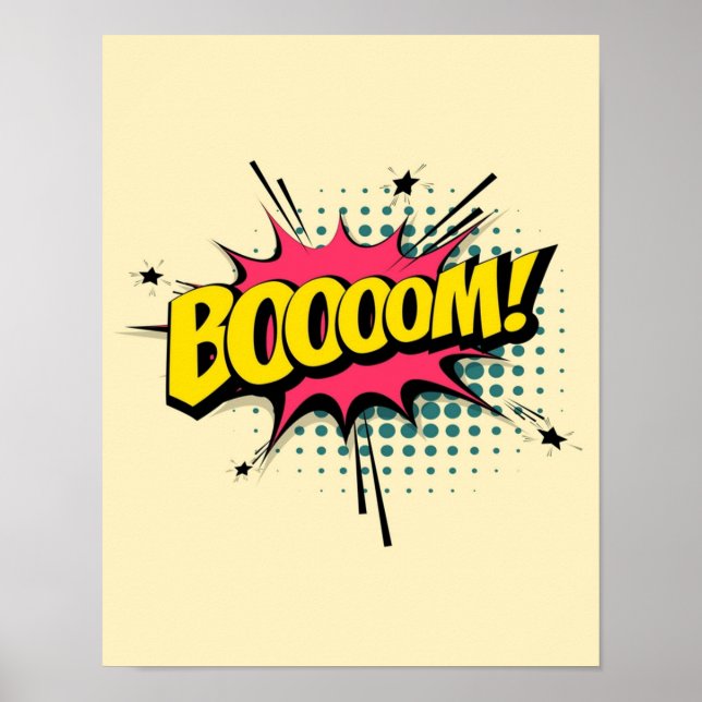 Poster BD pop art (Devant)