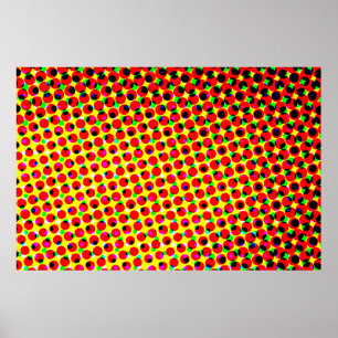 Poster BD vintage coloré demi-teint backabstraite