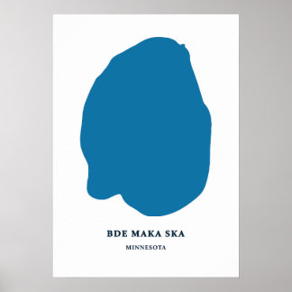 Poster Bde Maka Ska - Minneapolis Carte Vintage
