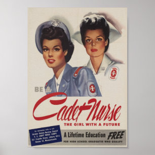 Poster Be a Cadet Nurse