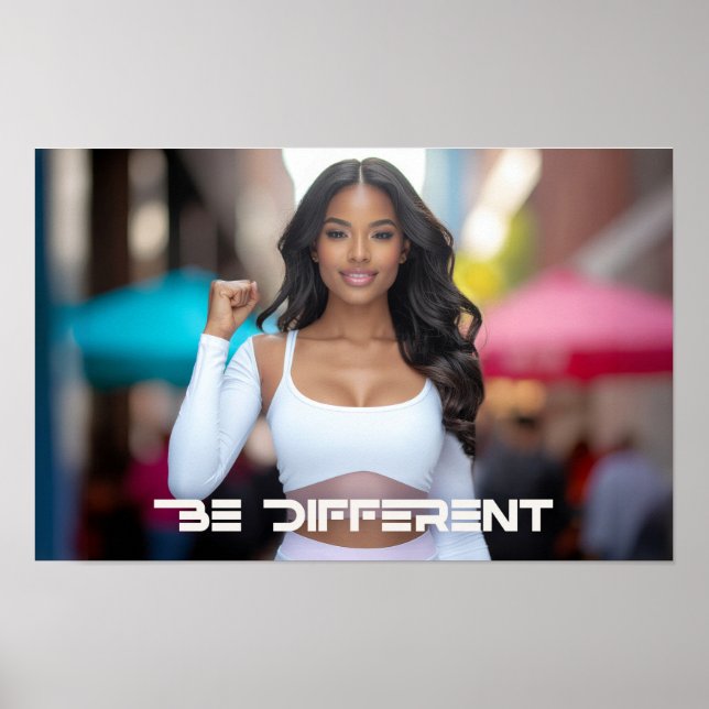 POSTER BE DIFFERENT (Devant)