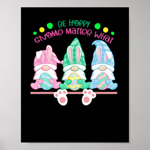 Poster Be Hoppy Gnome What Sticker