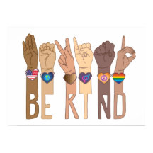 Be Kind Sign Language - Kindness ASL - Kind Human
