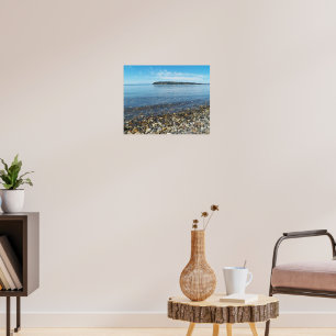 Poster Beach Pebbles Seascape Photographie