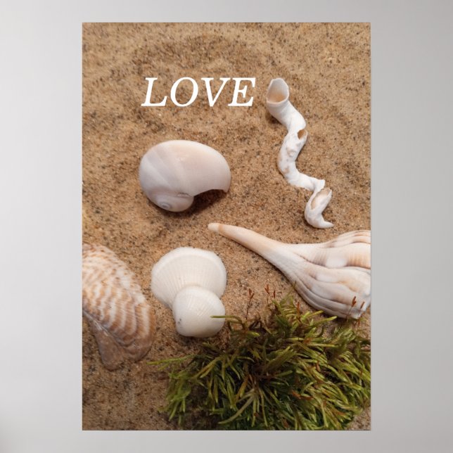 Poster Beach Poster: Love (Devant)