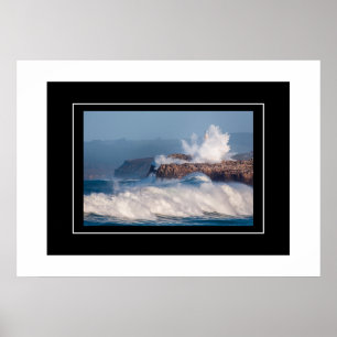 Poster Beach Scene