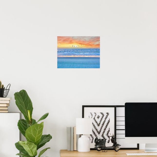 Poster Beach Sunrise (Bureau à domicile)