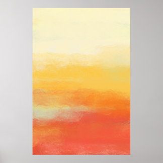 Poster "Beach Vibes" Cool Couleurs d'été Art Abstrait