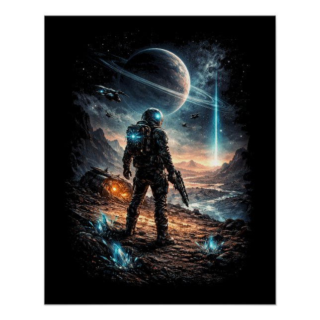 Poster Beacon on the Distant World (Devant)