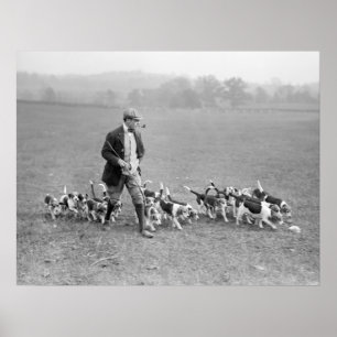 Poster Beagle Club, 1914