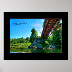 Poster Bean's Leap Helen Keller Citation de l'affiche