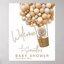 Bear Balloons Moderne Baby shower neutre genre