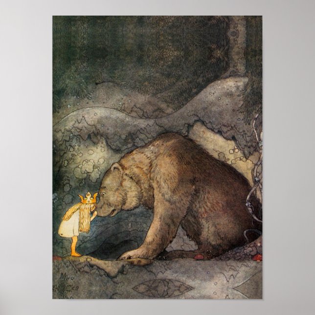 Poster Bear Kiss (Devant)