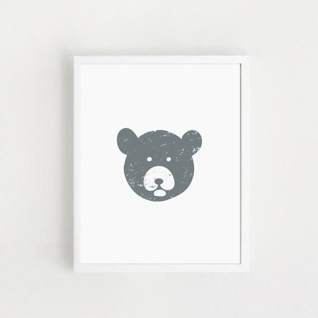 Poster Bear's face (Créateur téléchargé)