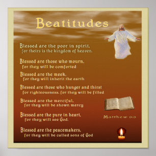 Poster Béatitudes