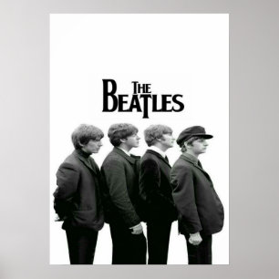 Poster beatles, rock classique, groupe vintage, musique b